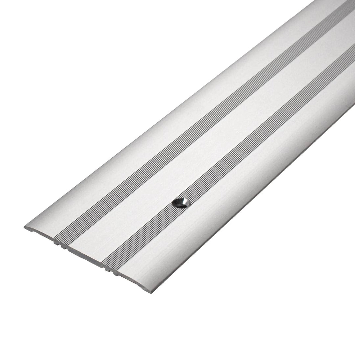Abdeckprofil Aluminium gebohrt in 80mm Breite mit zweifach geriffelter Oberfläche
#A0002938
#A0002942