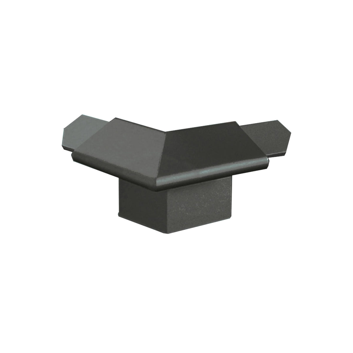 External corner balcony angle profile drip edge anthracite with 18 mm cover strip
#A0003300