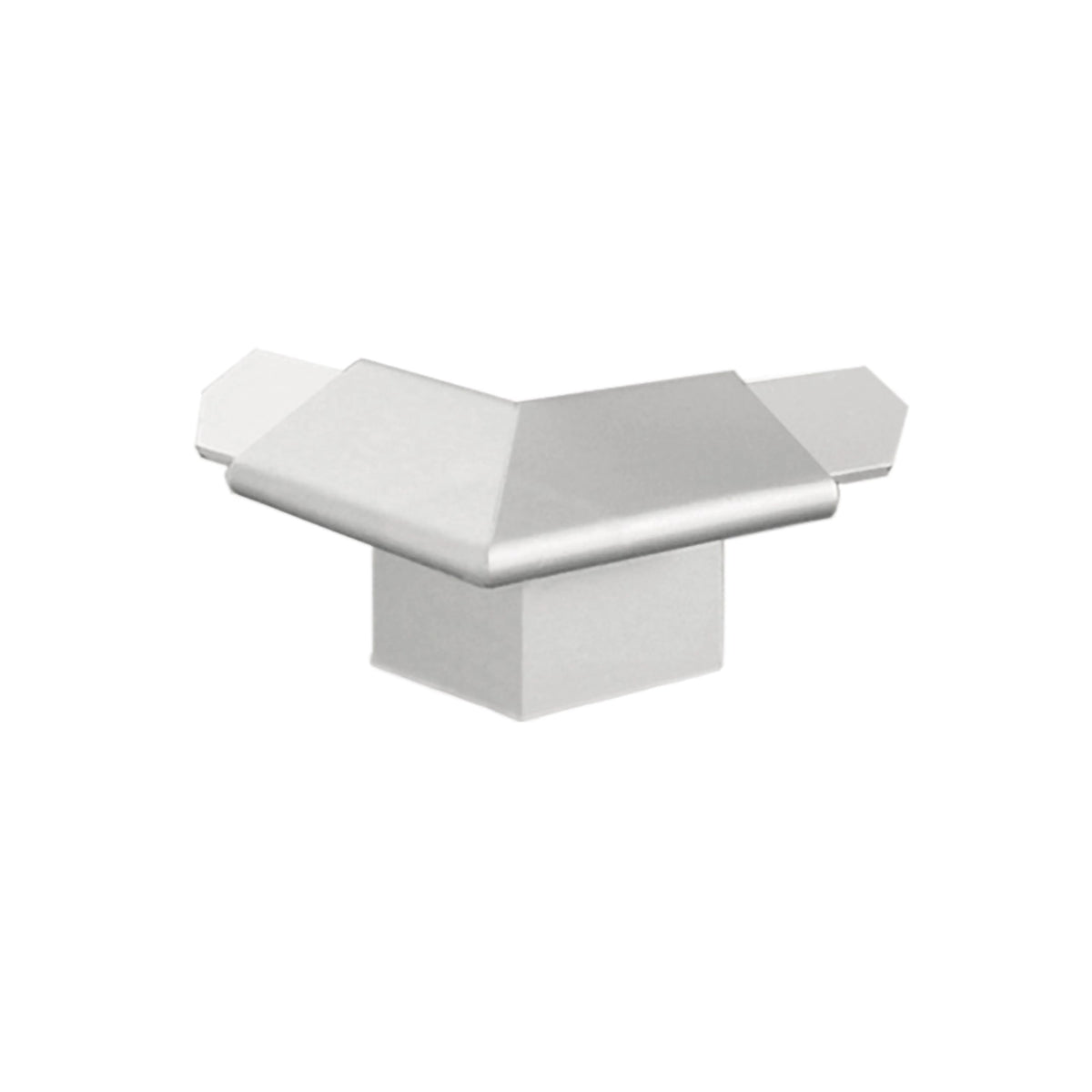 External corner balcony angle profile drip edge silver with 18 mm cover strip #A0003308
