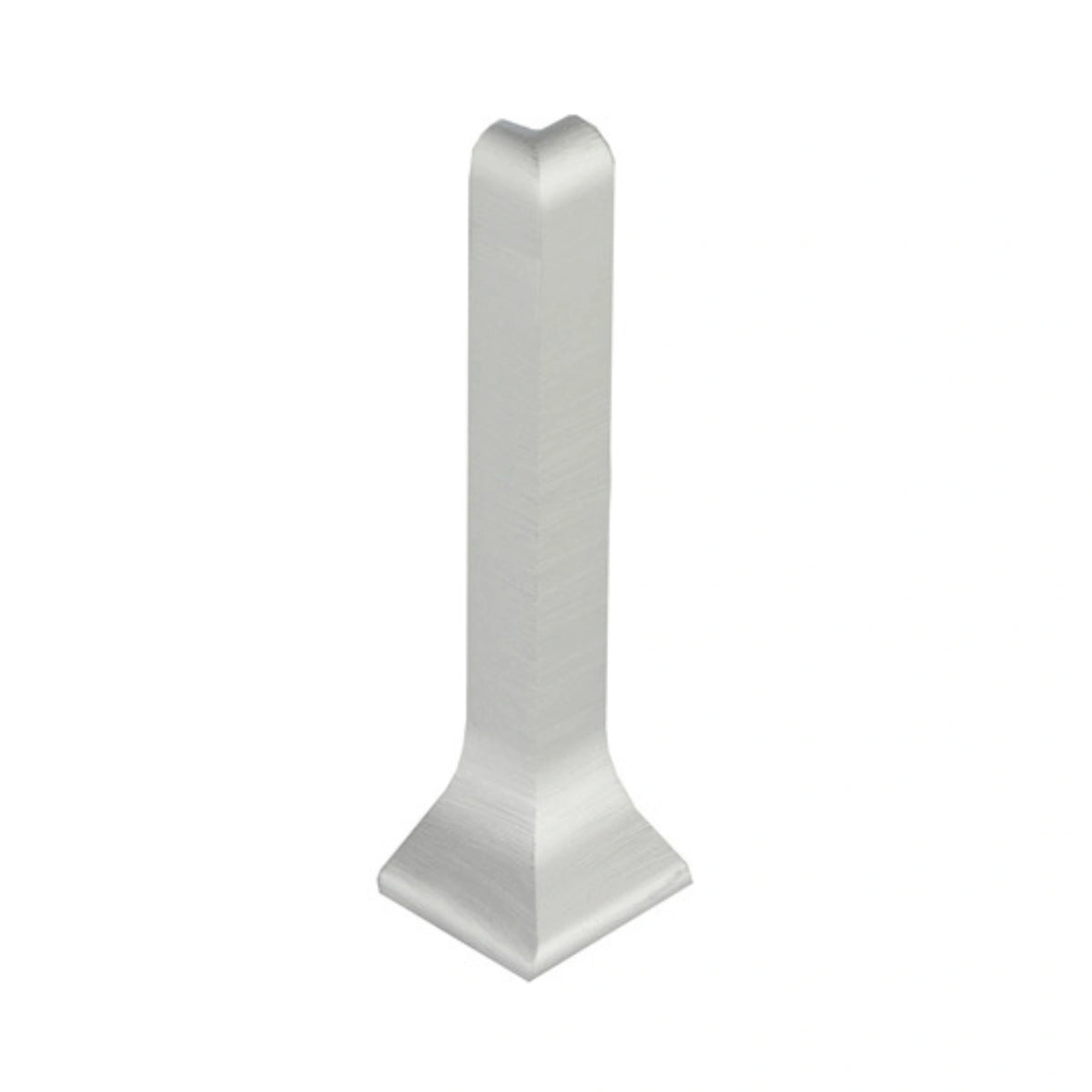 External corner skirting silver brushed