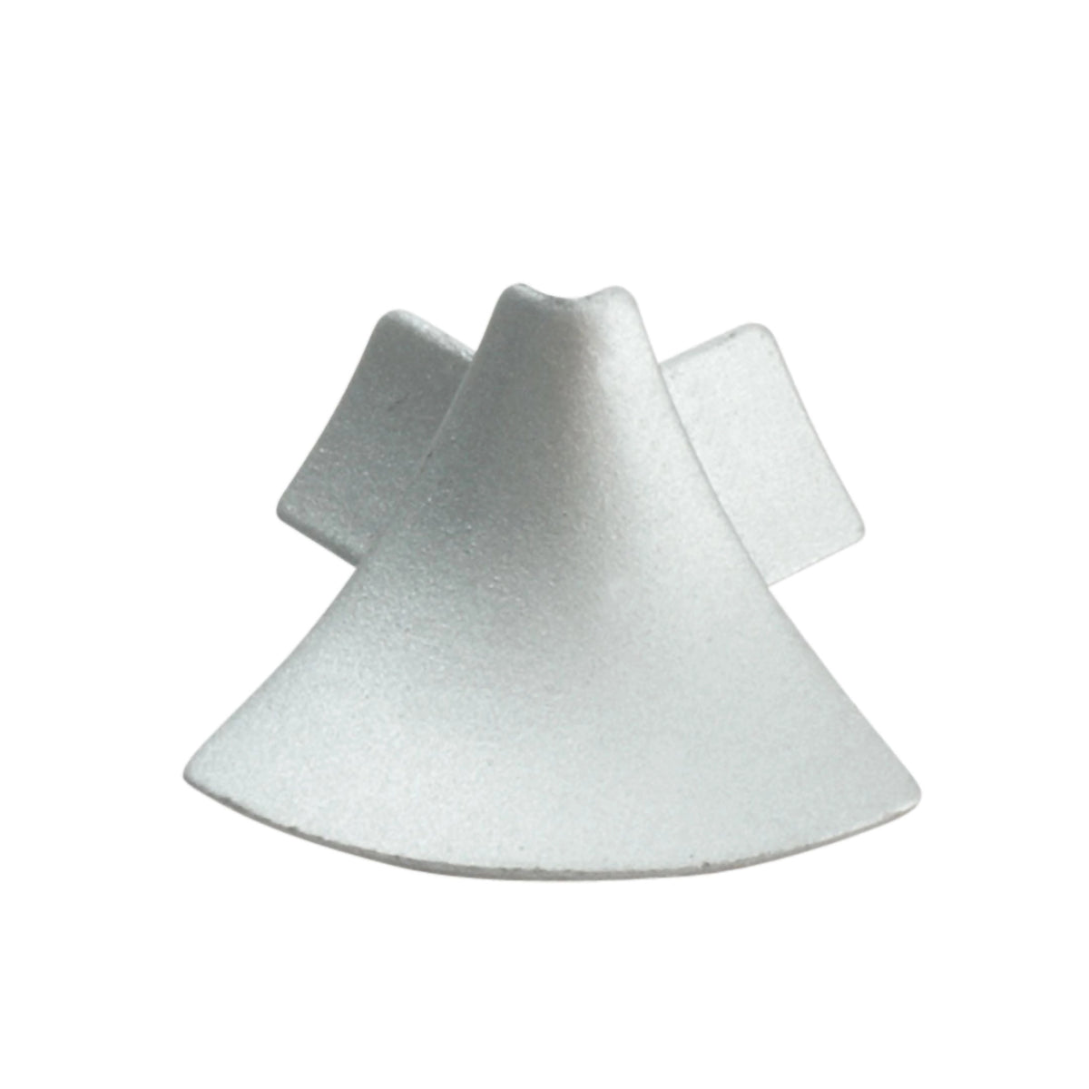 External corners wall connection profile silver