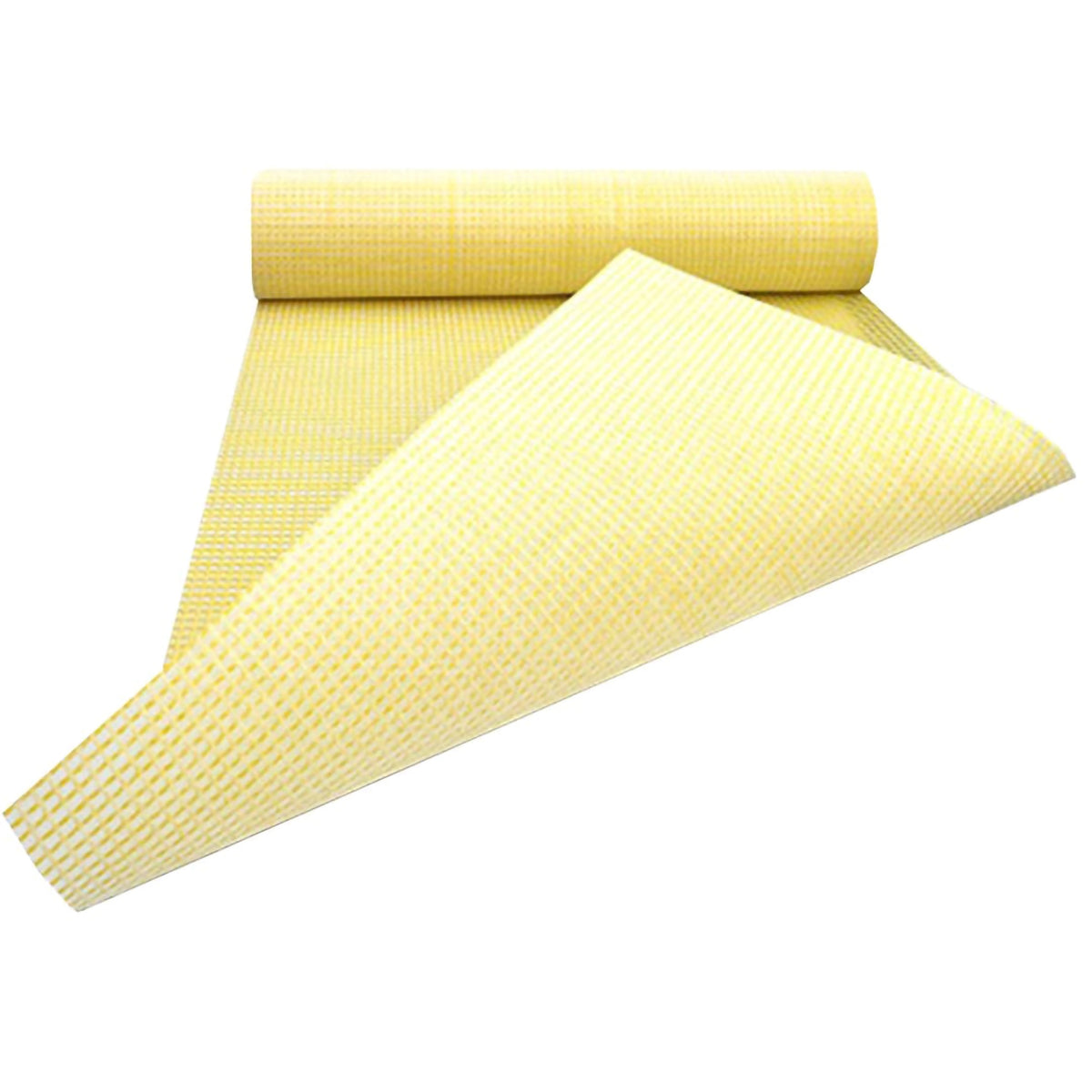 Yellow reinforcement mat FGT from DURAL, partially unrolled