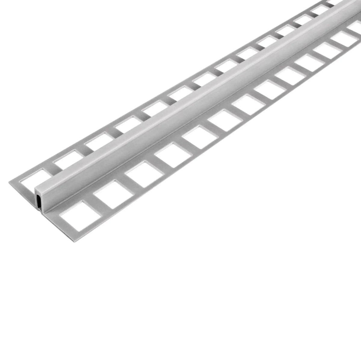 Expansion joint profile PVC gray narrow