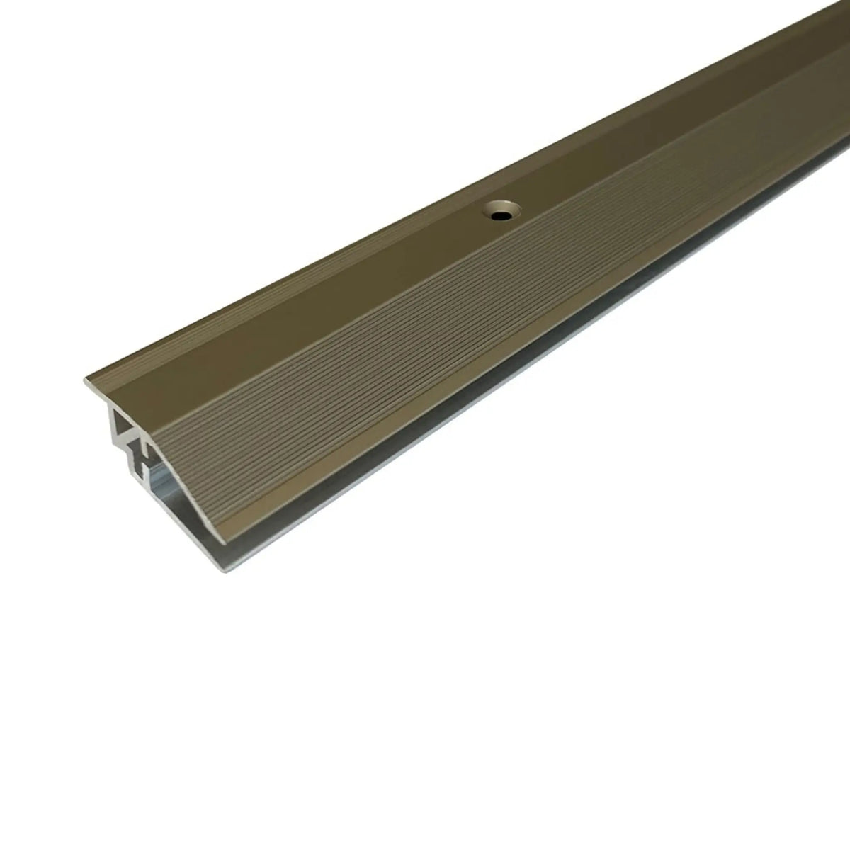 DURAL adaptation profile DUOFLOOR LVT titanium with visible screws