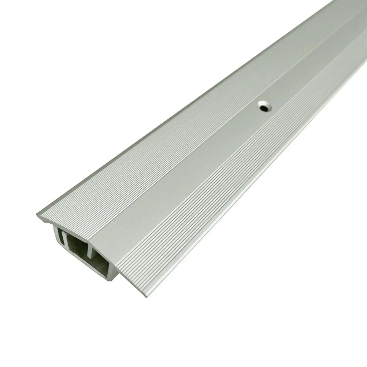 DURAL adaptation profile DUOFLOOR silver with visible screws