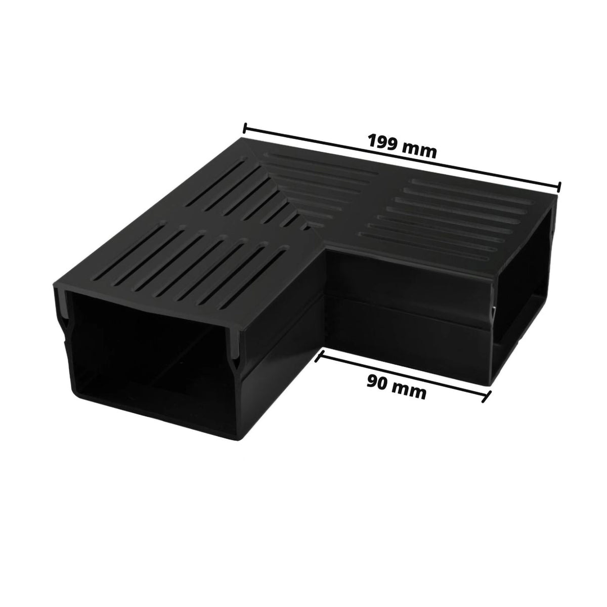 Dimensioned corner piece UD Pro 100 with black grating
#A0003391