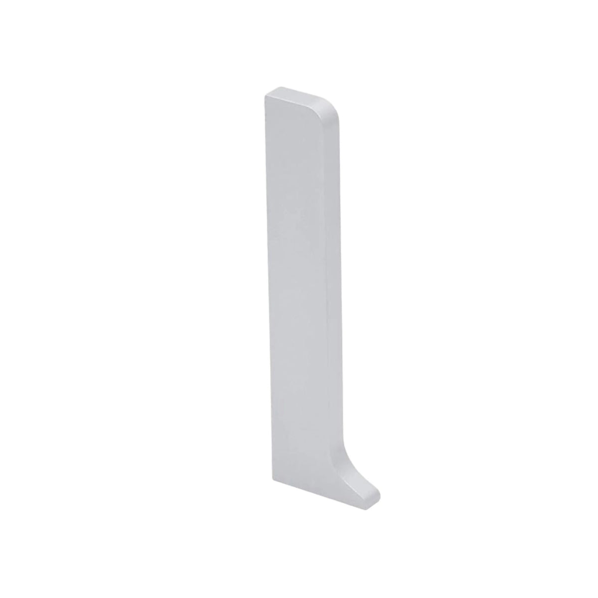 Eindkappen plint Reno zilver links #A0002799