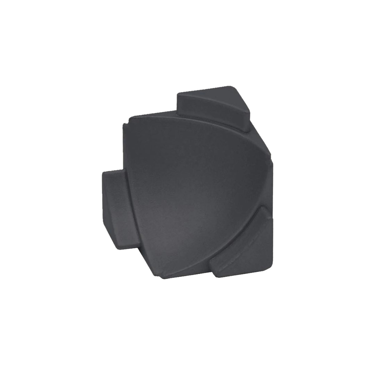 Internal corner 3D wall connection profile COVE black