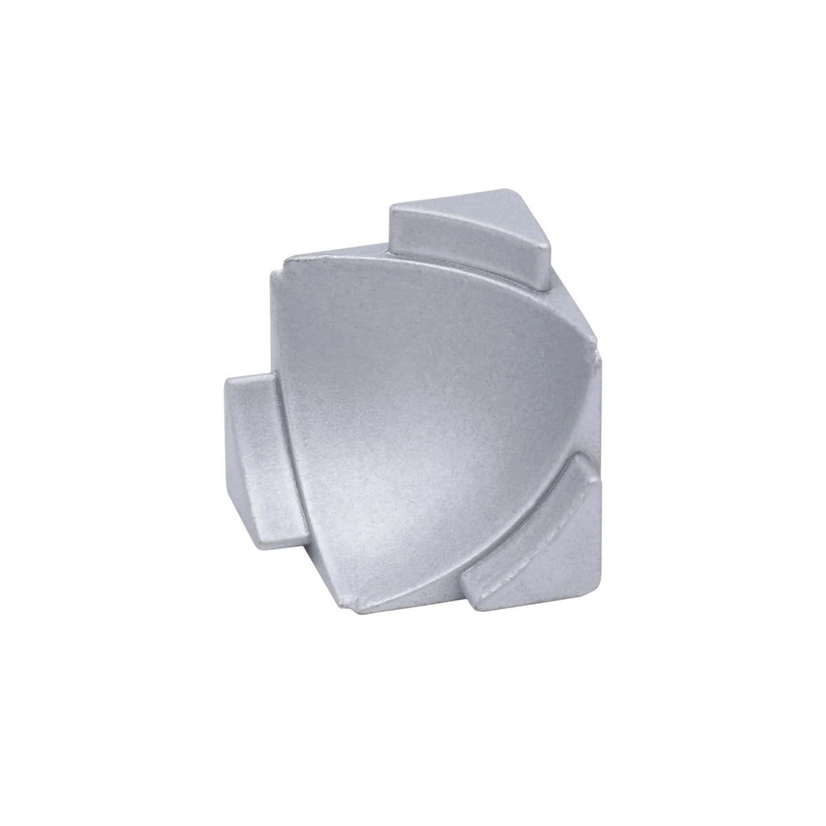 Internal corner 3D wall connection profile COVE silver