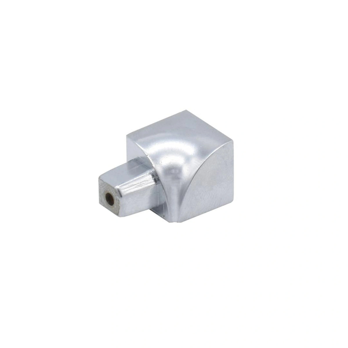 Internal corner for quarter-round profile aluminium silver (glossy)