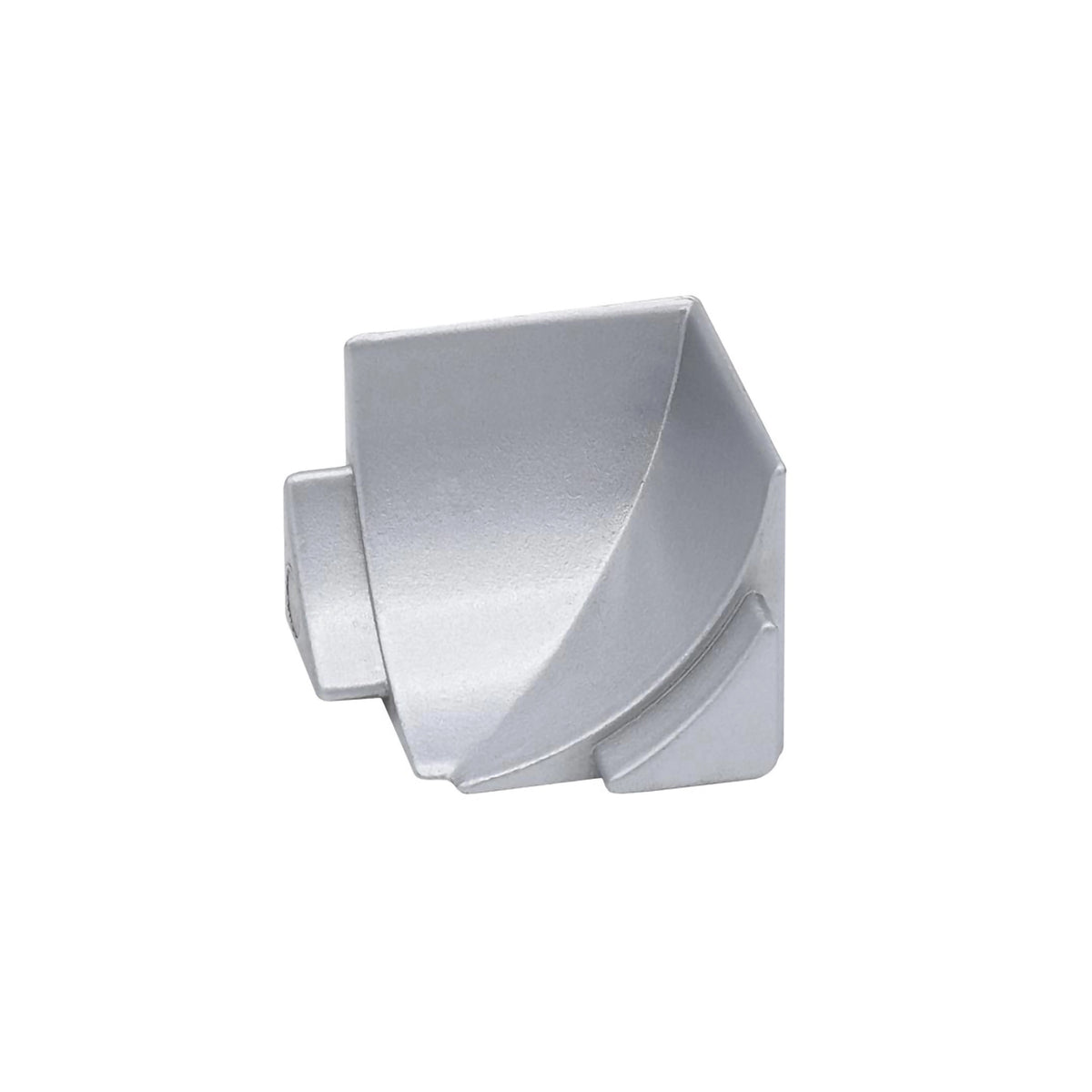 Internal corner wall connection profile COVE silver