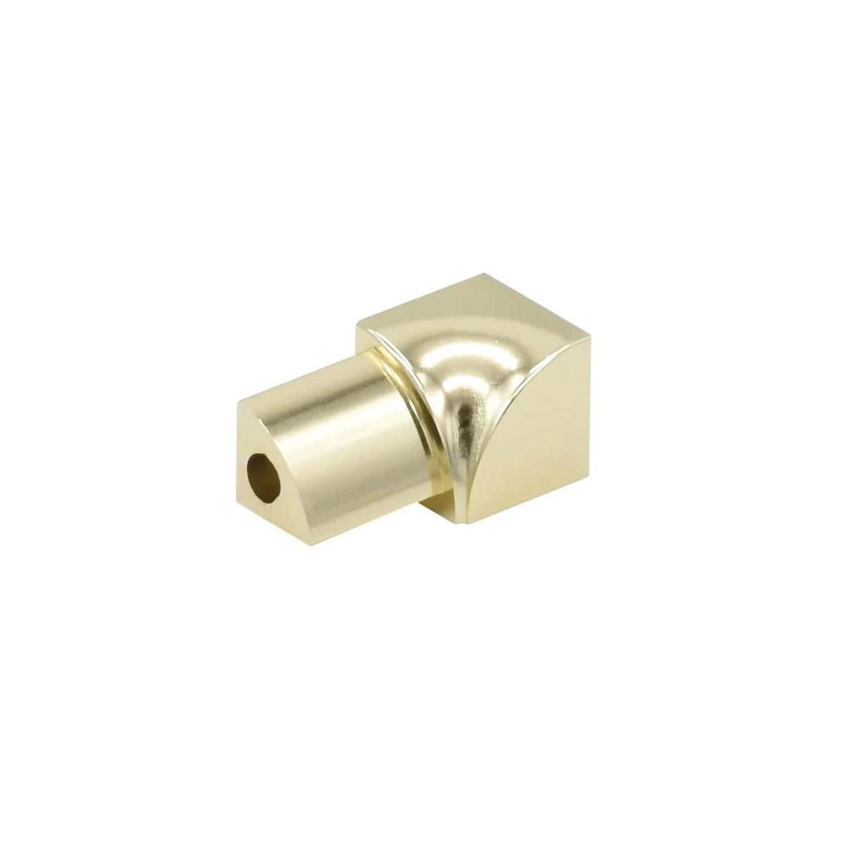 Internal corner for round aluminium profiles gold (glossy)