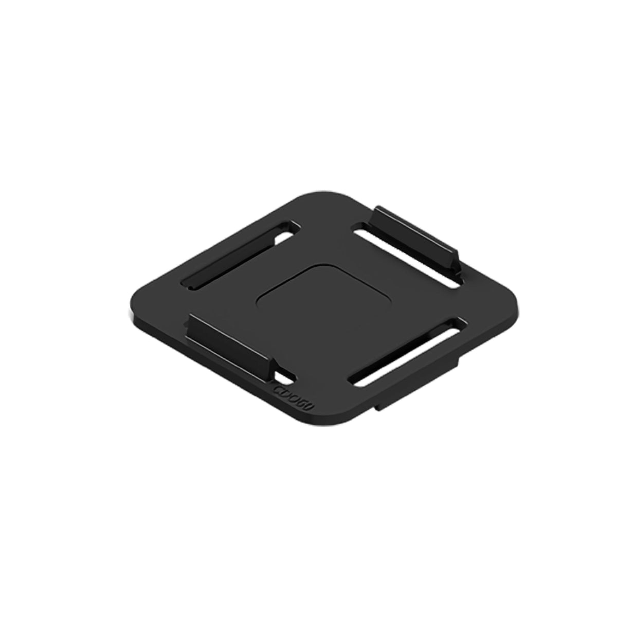 Cross connector made of black PVC for rail system pedestal Pro