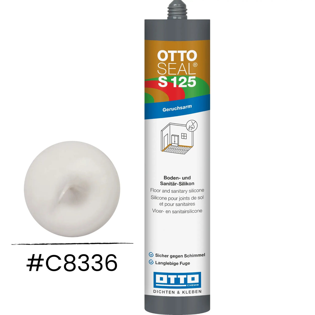OTTOSEAL S 125 – floor & sanitary silicone matt light jasmine C8336
#A0005514