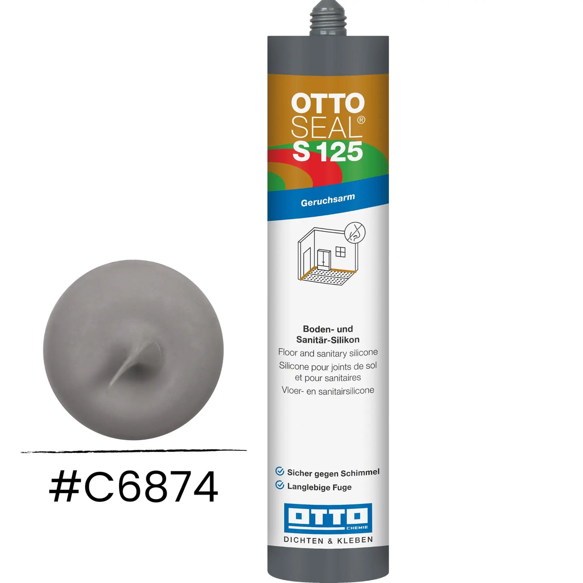 OTTOSEAL S 125 – floor & sanitary silicone matt manhattan C6874
#A0005511