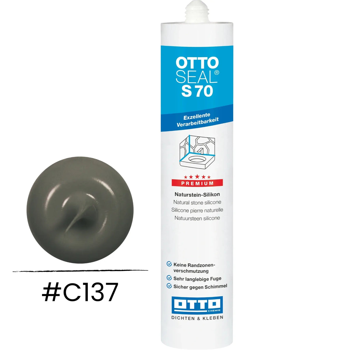 OTTOSEAL S 70 – Marmor und Naturstein anthrazitgrau C137
#A0005468