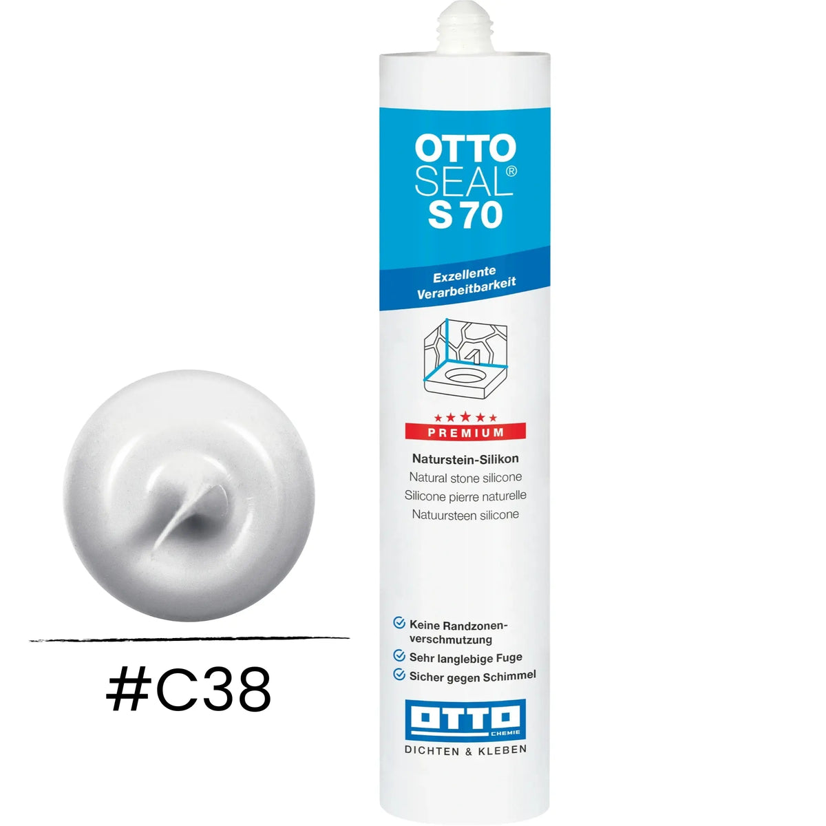 OTTOSEAL S 70 – Marmor und Naturstein lichtgrau C38
#A0005469