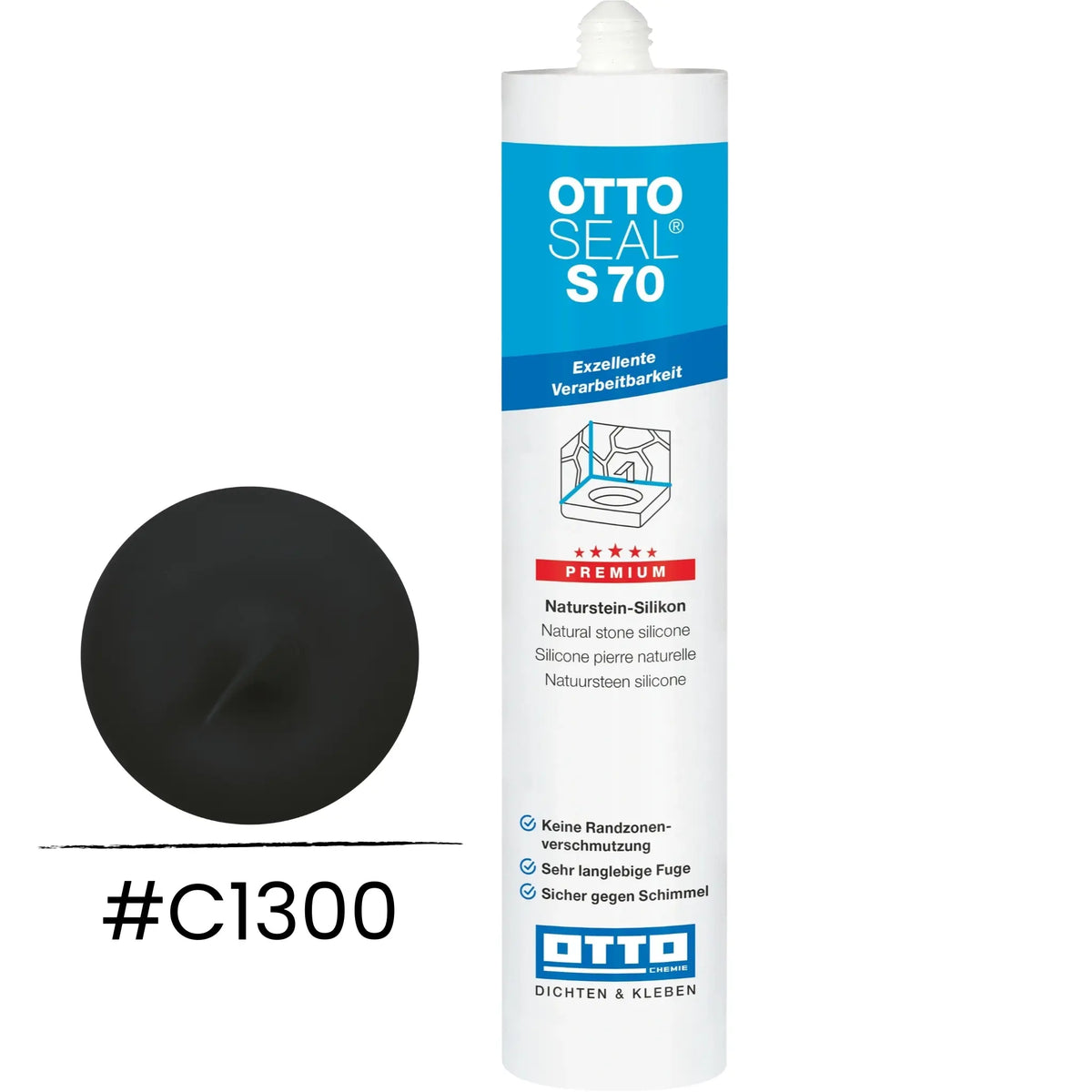 OTTOSEAL S 70 – Marmor und Naturstein matt anthrazit C1300
#A0005467