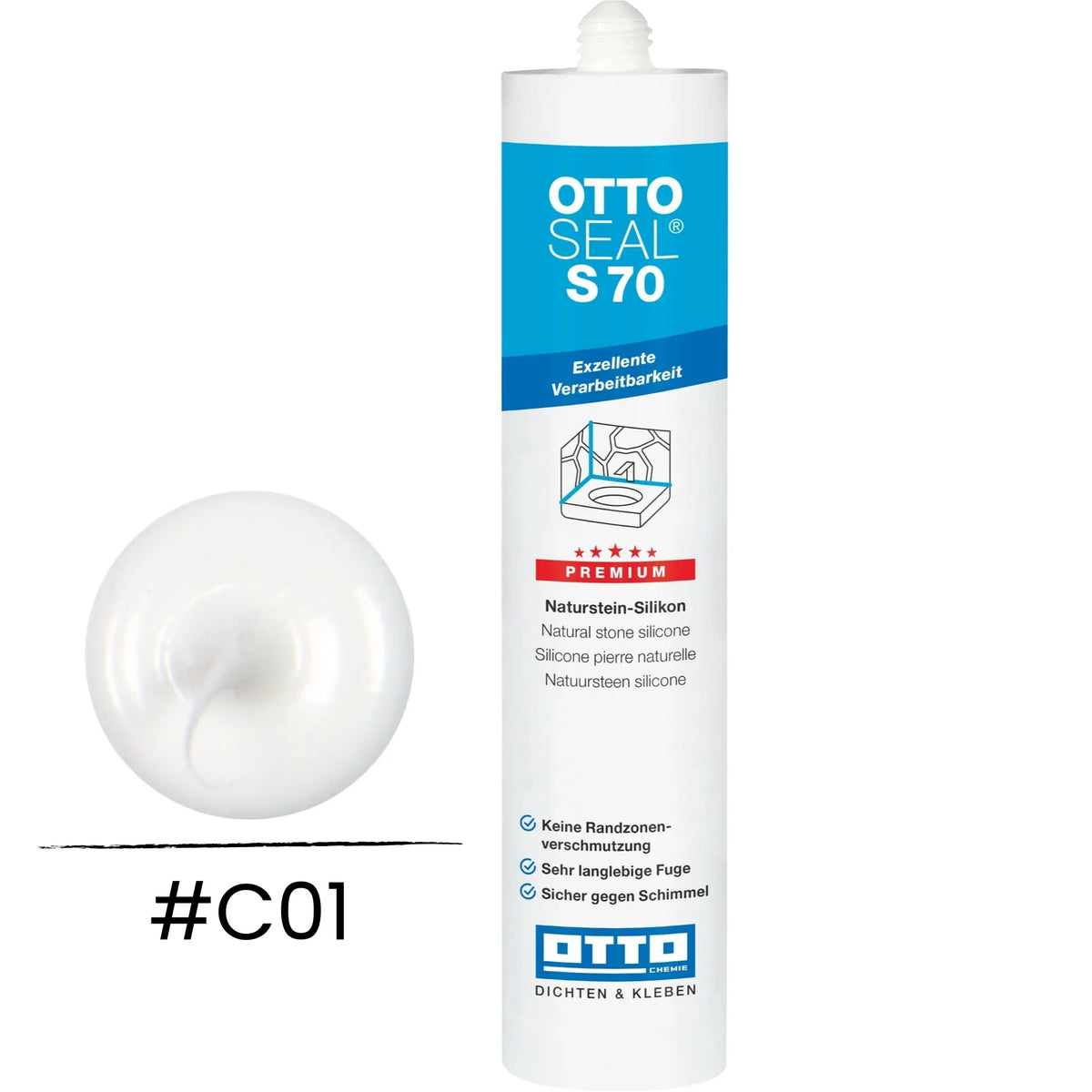 OTTOSEAL S 70 – Marmor und Naturstein weiß C01
#A0005460