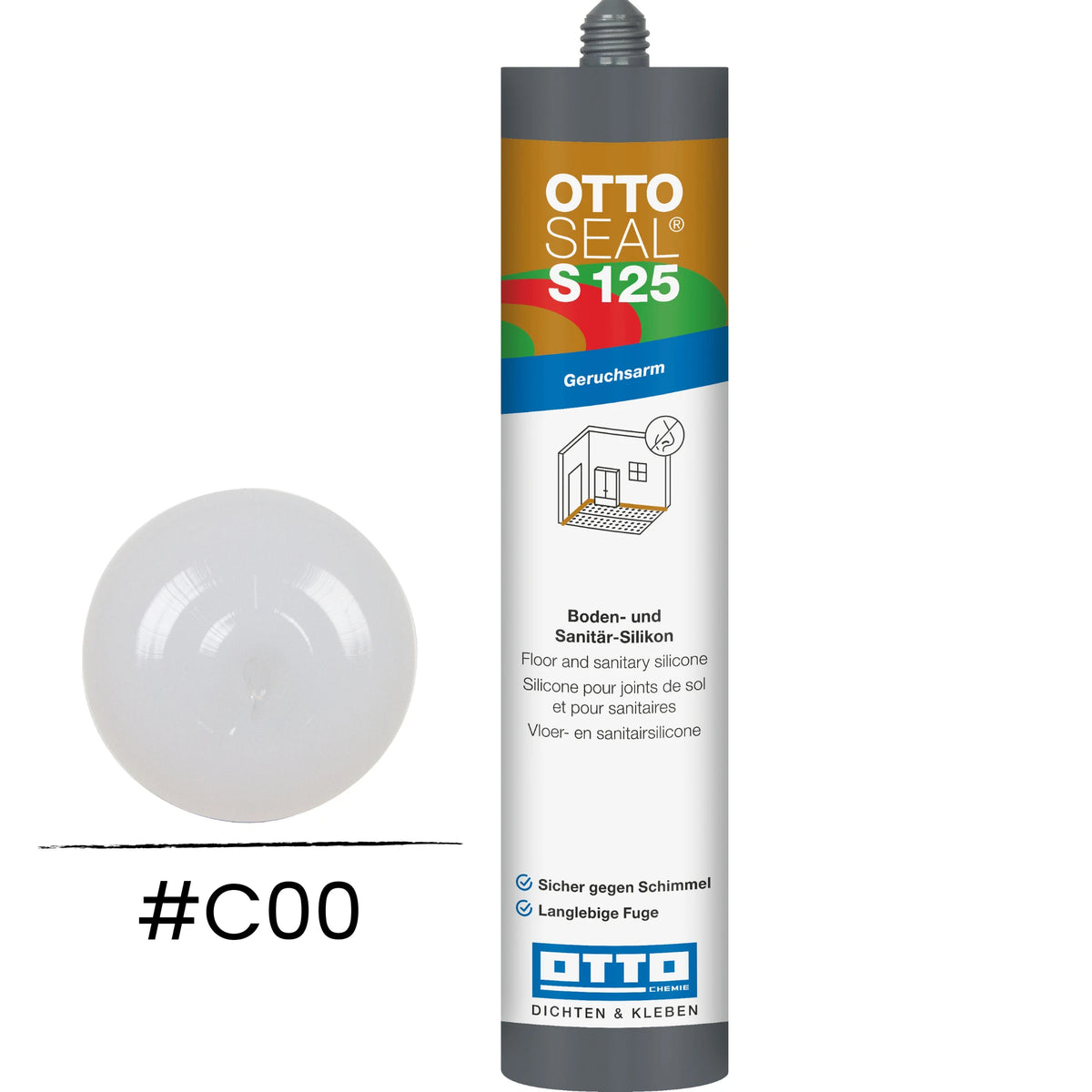 Cartridge OTTOSEAL S 125 colour transparent C00 #A0005252