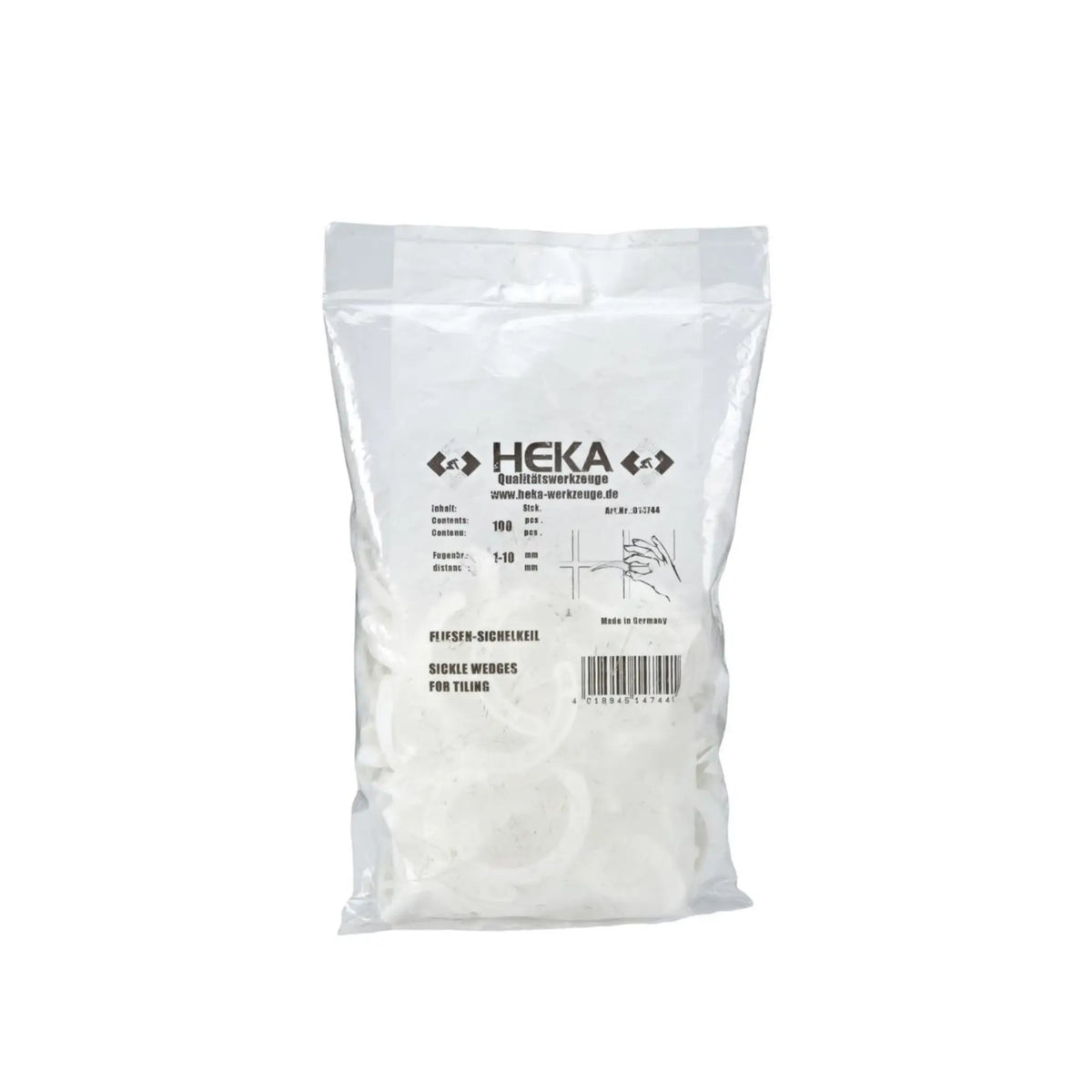 Curved wedge 0-10 mm (100 pcs.) in a bag