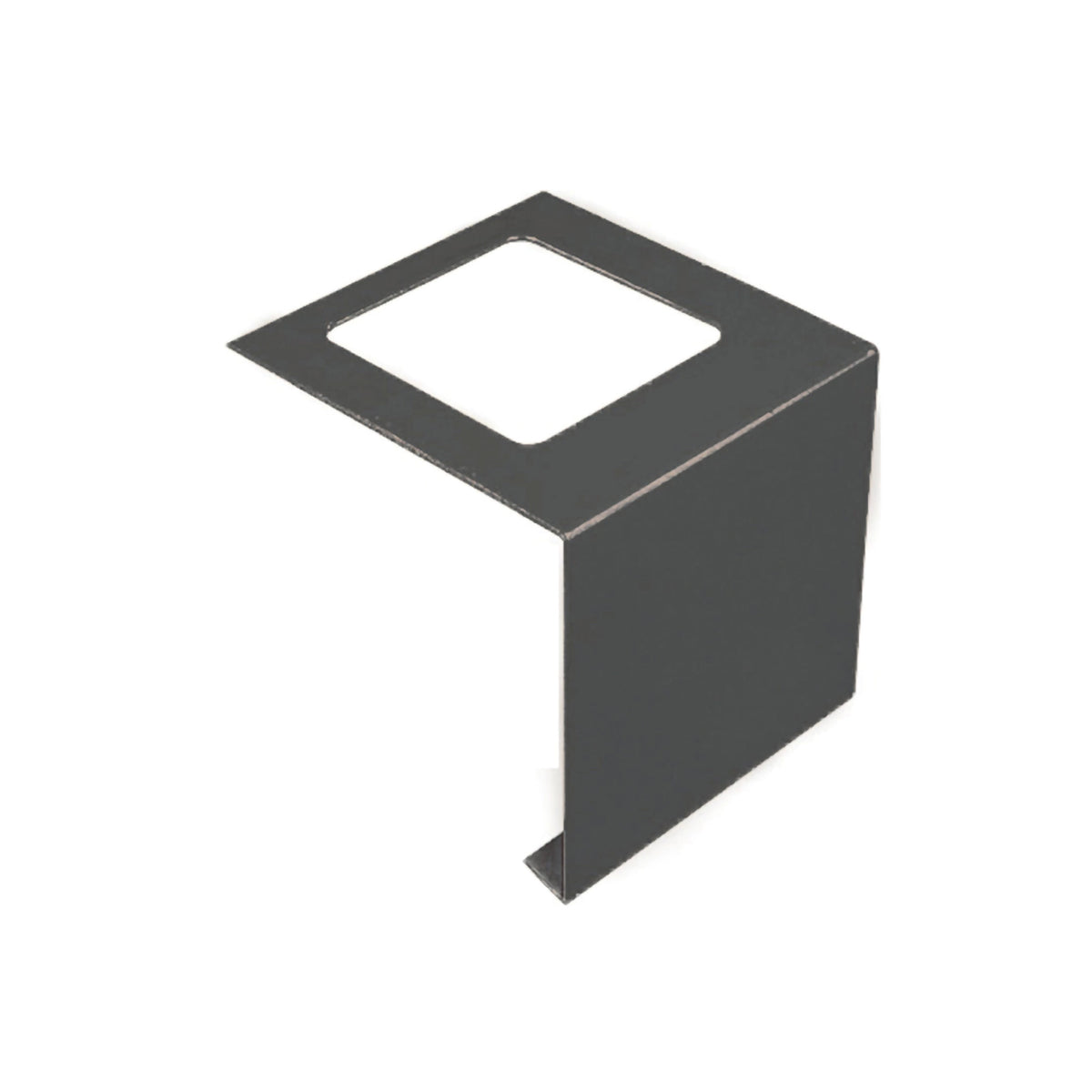 Connector for balcony profile L-shape aluminium anthracite