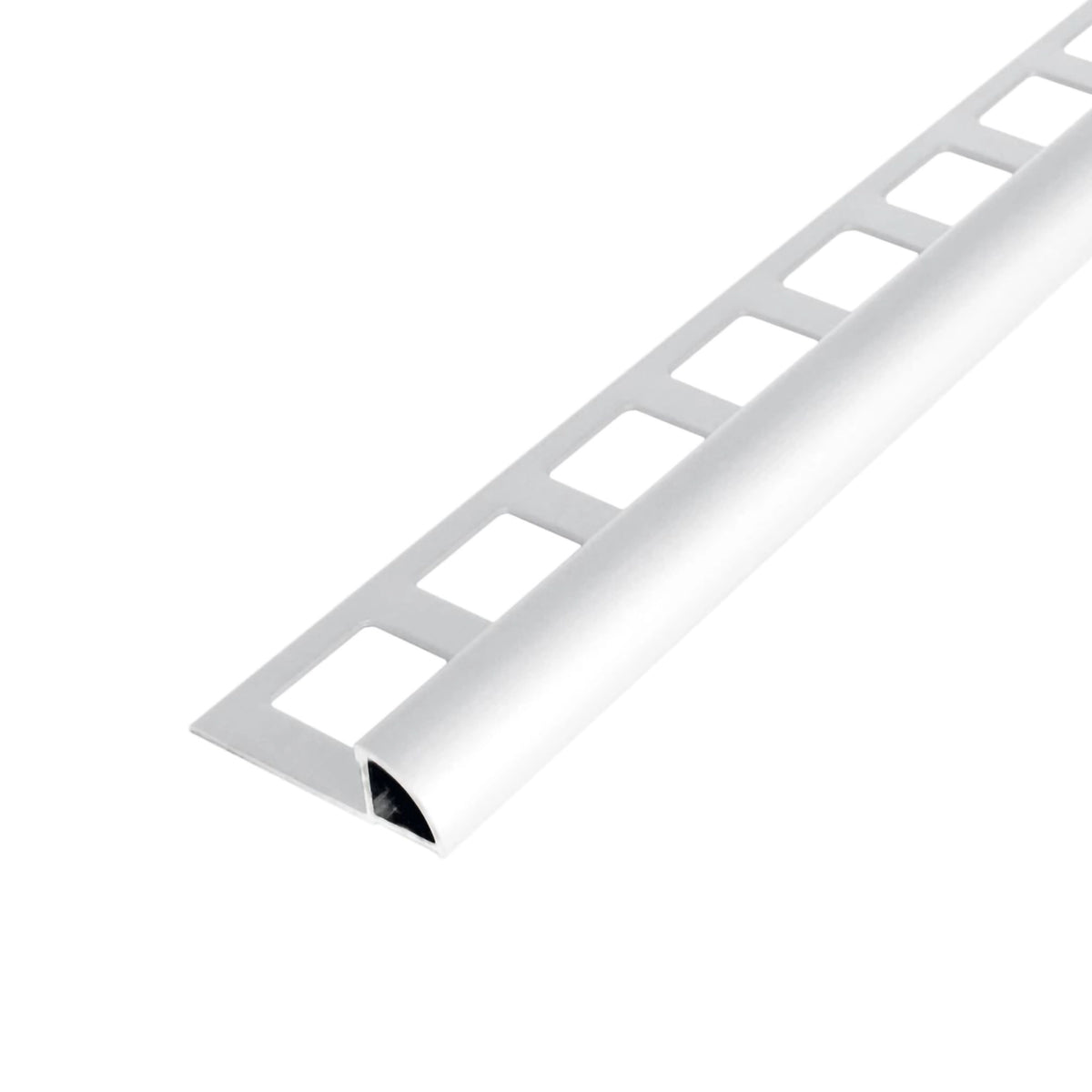 Viertelkreisprofil Aluminium weiß