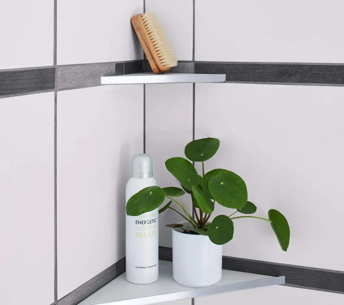 Ordnung im Badezimmer - mit Edelstahlablagen!