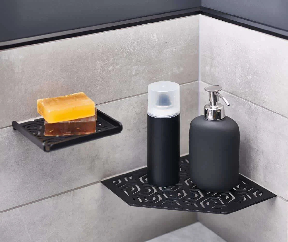 Attach shower shelf without drilling - is it possible