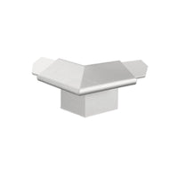 External corner balcony angle profile drip edge silver with 18 mm cover strip #A0003308