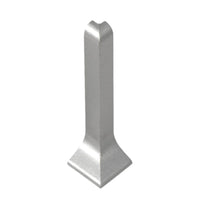 External corner skirting silver (matt)