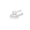 Outside corners for aluminum profiles silver (glossy) - 8 mm
