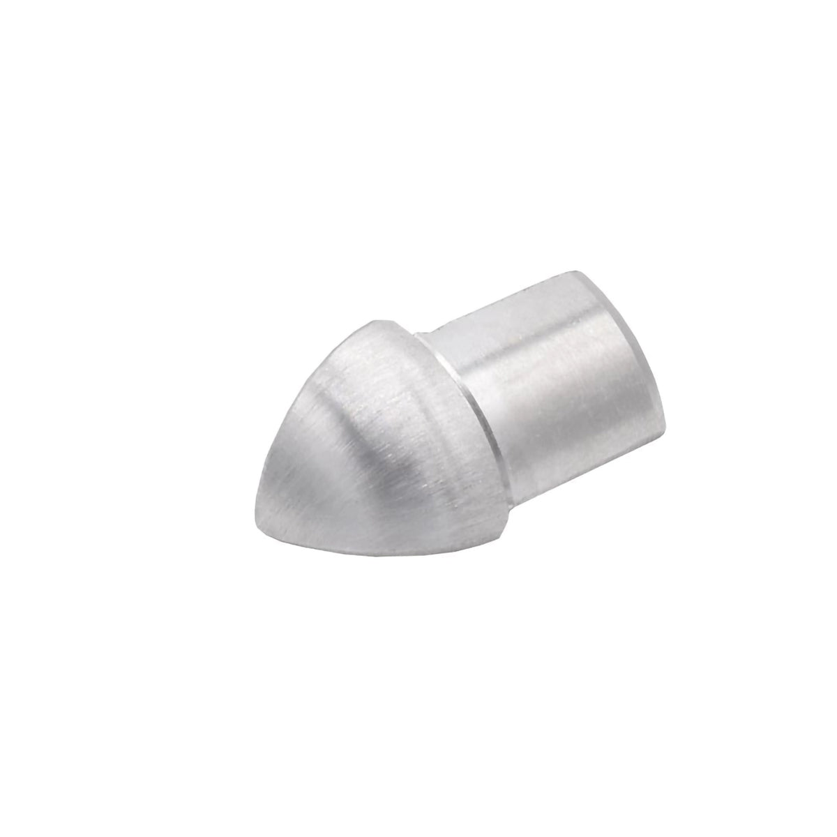 External corner for stainless steel profile brushed