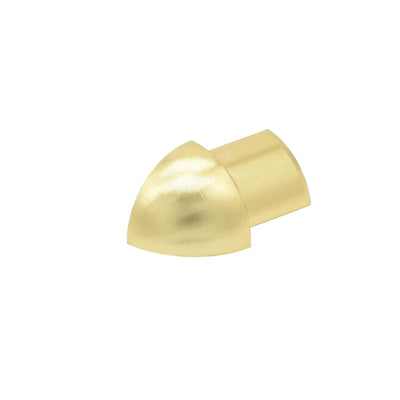 Außenecken für Aluprofile gold (glänzend)