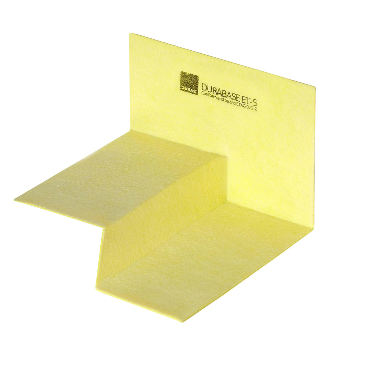 Yellow DURAL ET-S shower corner 3D right with print #A0001998