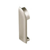 DURAL Worktop profile end cap titanium - left