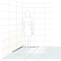 Illustration einer Frau in der bodengleichen Dusche mit einzeichnetem Gefällekeil zum Wandanschluss für die linke Seite
#A0002345
#A0002347
#A0002351
#A0002353
#A0002355
#A0002357
#A0004462
#A0004463
#A0004464
#A0004468
#A0004469
#A0004470
