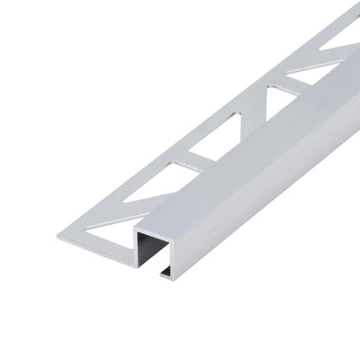 DURAL Quadratprofil Aluminium silber (gebürstet)