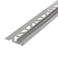 DURAL U-profile for glass holder with triangular-perforated leg