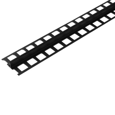 Dehnungsfugenprofil PVC schwarz schmal