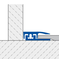Tekening DURAL afsluitprofiel SNAP LVT