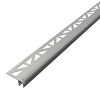 DURAL LED Treppenprofil Florentiner silber mit dreieckig gestanztem Schenkel
