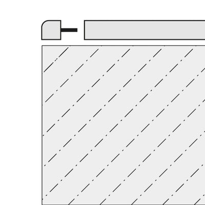 Ecke Sockelleiste Square silber - Ansicht 2