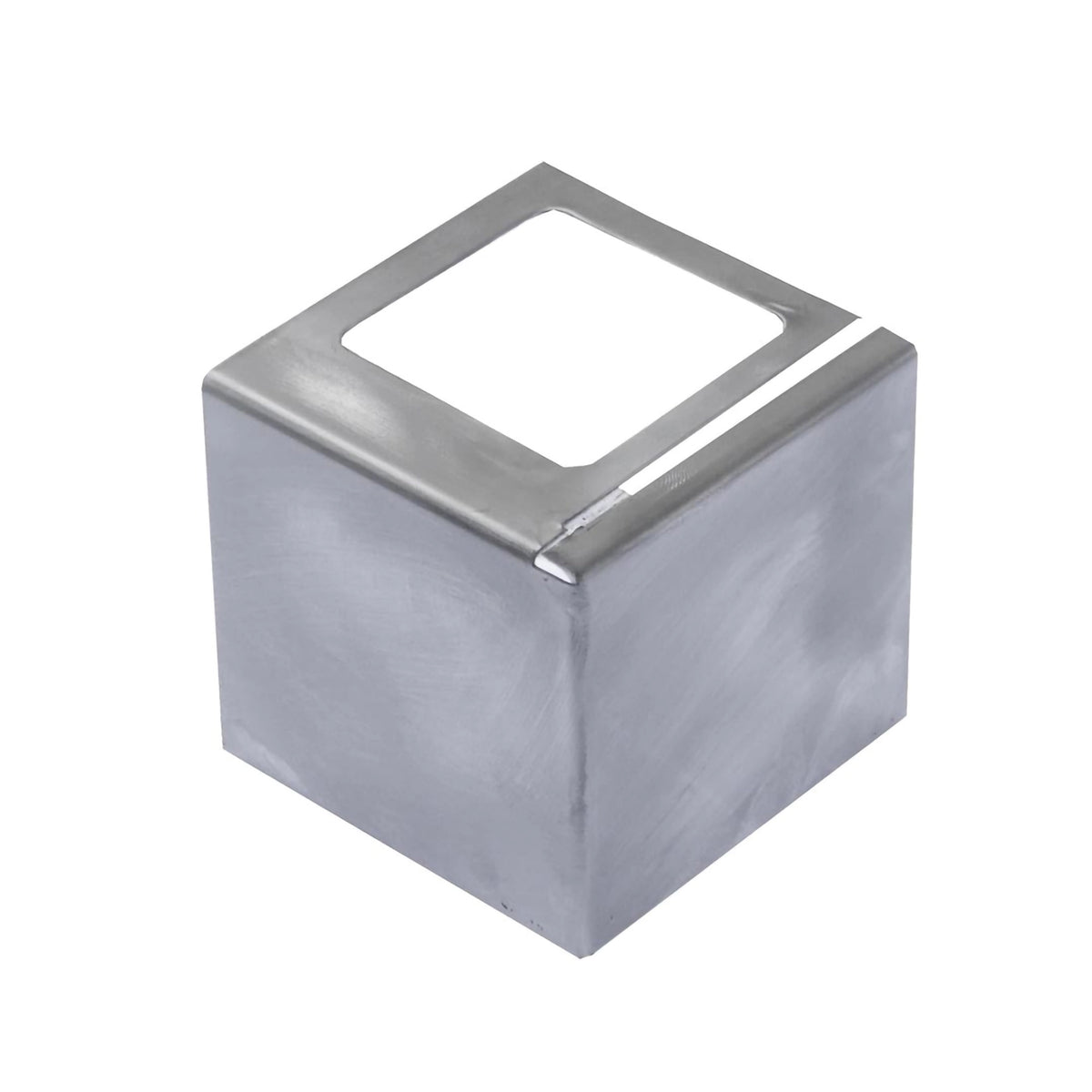 Corner piece for balcony profile L-shape stainless steel
