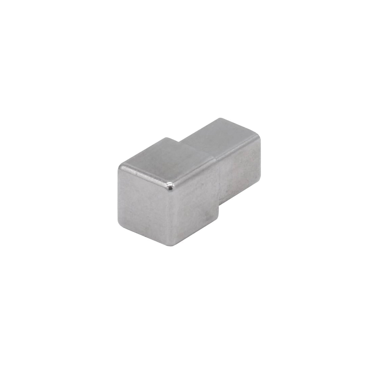 Square corner stainless steel natural