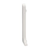 End cap skirting strip white - left
