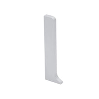 Eindkappen plint Reno zilver links #A0002799