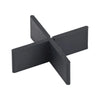 Tile spacer black X shape - 35x35x5mm