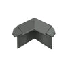 Internal corner balcony angle profile drip edge anthracite - 18 mm