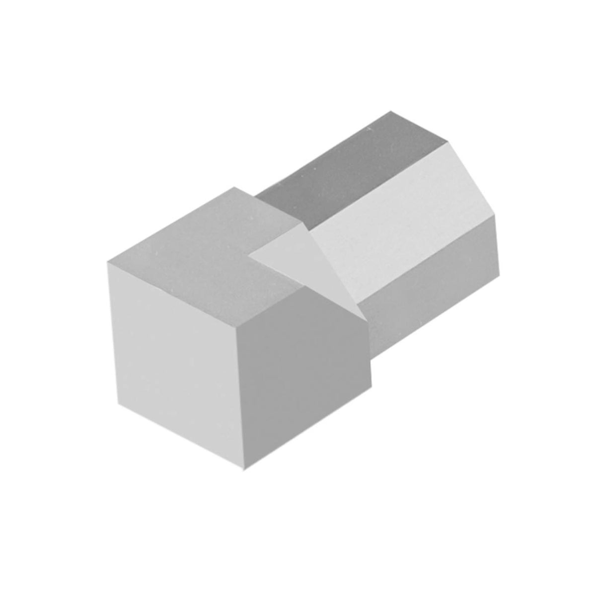 Internal corner Diamond profile silver